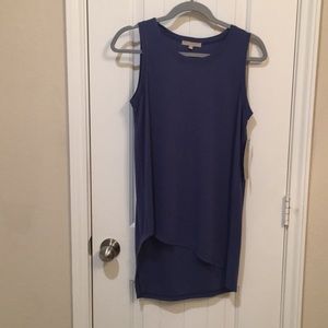 Joan vas’s tank top tunic high low
